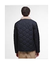Men's Barbour Jig Quilted Jacket - Navy