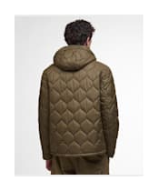 Men's Barbour Re-Engineered Hooded Spey Quilted Jacket - Beech