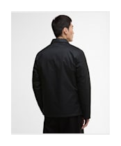 Men's Barbour International Check Distill Quilted Jacket - Black / Sage Check