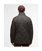 Men's Barbour Winter Shoveler Quilted Jacket - Dark Olive