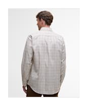 Men's Barbour Sporting Tattersall Shirt - Long Sleeve - Copper