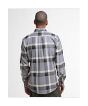 Men's Barbour Folley Tailored Shirt - Light Grey Marl