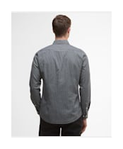 Men's Barbour Turner Tailored Shirt - Grey Marl