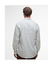 Men's Barbour Ashton Regular Tattersall Shirt - Mallard Green