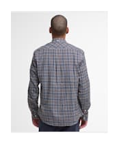 Men's Barbour Lanark Tartan Tailored Shirt - Midnight Oak Tartan