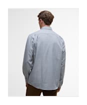 Men's Barbour Fenn Regular Thermo Weave Gingham Shirt - Mallard Green