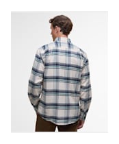 Men's Barbour Dogwood Regular Checked Shirt - Ecru Marl