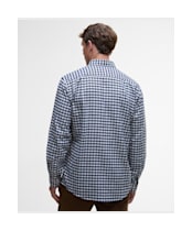Men's Barbour Colderham Regular Checked Shirt - Navy