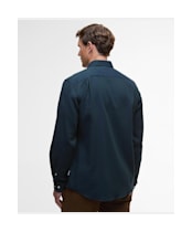 Men's Barbour Tamish Regular Herringbone Shirt - Navy