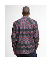 Men's Barbour Greatend Relaxed Jacquard Shirt - Olive
