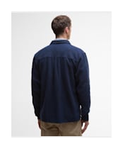 Men's Barbour Baystone Relaxed Twill Shirt - Navy