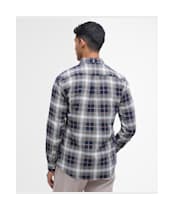 Men's Barbour Whernside Tailored Checked Shirt - Navy