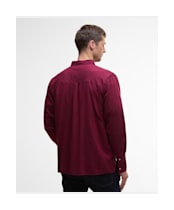 Men's Barbour Sealane Relaxed Shirt - Biking Red