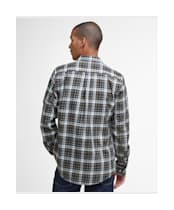 Men's Barbour Mosswood Tailored Checked Shirt - Olive