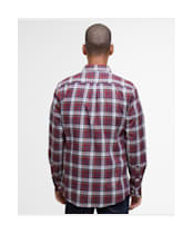 Men's Barbour Mosswood Tailored Checked Shirt - Red