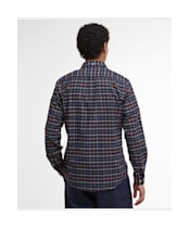 Men's Barbour Haddington Tailored Tartan Shirt - Midnight Oak Tartan