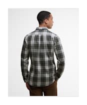 Men's Barbour Sillwith Tailored Checked Shirt - Navy