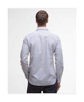Men's Barbour Carlton Tattersall Tailored Shirt - Navy