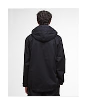 Men's Barbour Re-Engineered Hooded Wading Spey Showerproof Jacket - Black