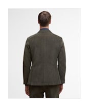 Men's Barbour Wallington Cord Blazer - Olive