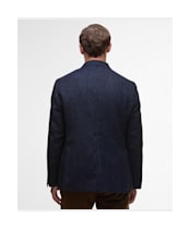 Men's Barbour Godfrey Moons Shetland Blazer - Navy