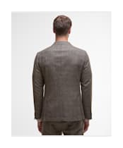 Men's Barbour Kensington Check Blazer - Brown