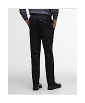 Men's Barbour Sueded Sateen Slim Fit Trouser - Black