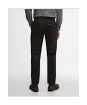 Men's Barbour Sueded Sateen Tailored Fit Trouser - Black