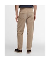 Men's Barbour Stretch Cord Regular Fit Trouser - Washed Stone