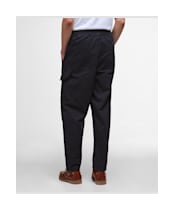 Men's Barbour Harton Relaxed Slub Trouser - Dark Navy