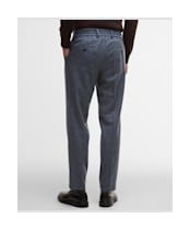 Men's Barbour Kensington Check Trouser - Navy