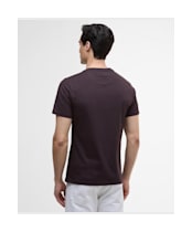 Men's Barbour International Small Logo Tee - Java Red