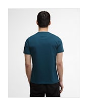 Men's Barbour International Small Logo Tee - Shaded Emerald