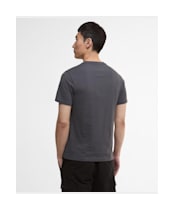 Men's Barbour International Small Logo Tee - Asphalt