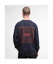 Men's Barbour International Lever Long Sleeve T-Shirt - Dark Navy