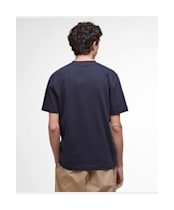 Men's Barbour Fort Relaxed Graphic T-Shirt - Dark Navy