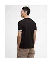 Men's Barbour International Bruce Tipped Cuff T-Shirt - Black