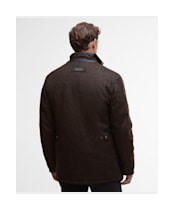 Men's Barbour Hereford Tweed Wool Jacket - Rustic Brown