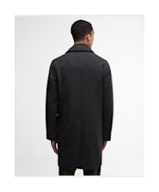 Men's Barbour Kirkbridge Wool Coat - Dark Grey Marl / Classic