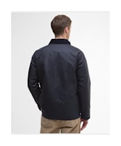 Men's Barbour Ambleside Waxed Jacket - New Navy