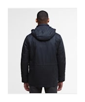Men's Barbour Winter Sapper Waxed Jacket - Navy / Midnight Oak