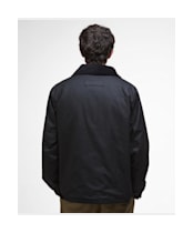 Men's Barbour Re-Engineered Utility Bedale Waxed Jacket - Black