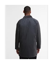 Men's Barbour Lorden Waxed Mac - Grey