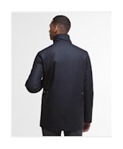Men's Barbour Modern Border Wax Jacket - Navy