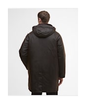Men's Barbour Beaudale Wax Trench Coat - Dark Brown