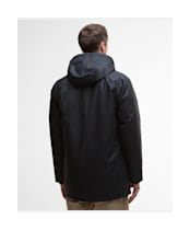 Men's Barbour Bedale Wax Parka - Navy