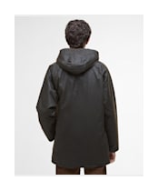 Men's Barbour Bedale Wax Parka - Olive