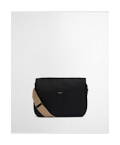 Barbour Transport Riever Crossbody Bag - Black / Modern Tartan