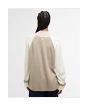 Women's Barbour Wren Knitted Jumper - Oat Multi