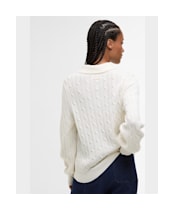 Women's Barbour Evie Knitted Jumper - Cloud